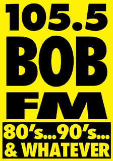 Logo for 105.5 Bob FM