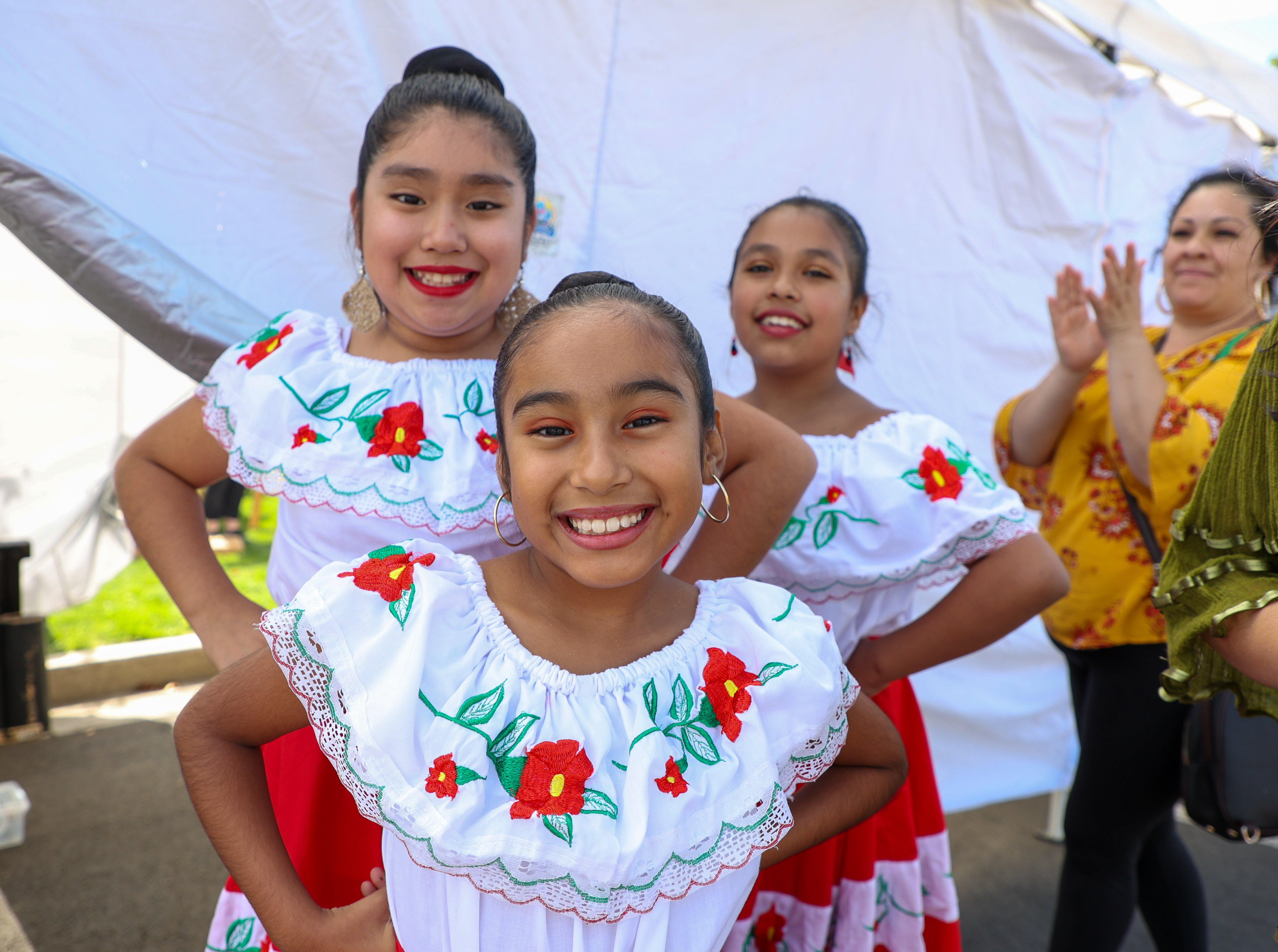 kids playing with bubbles