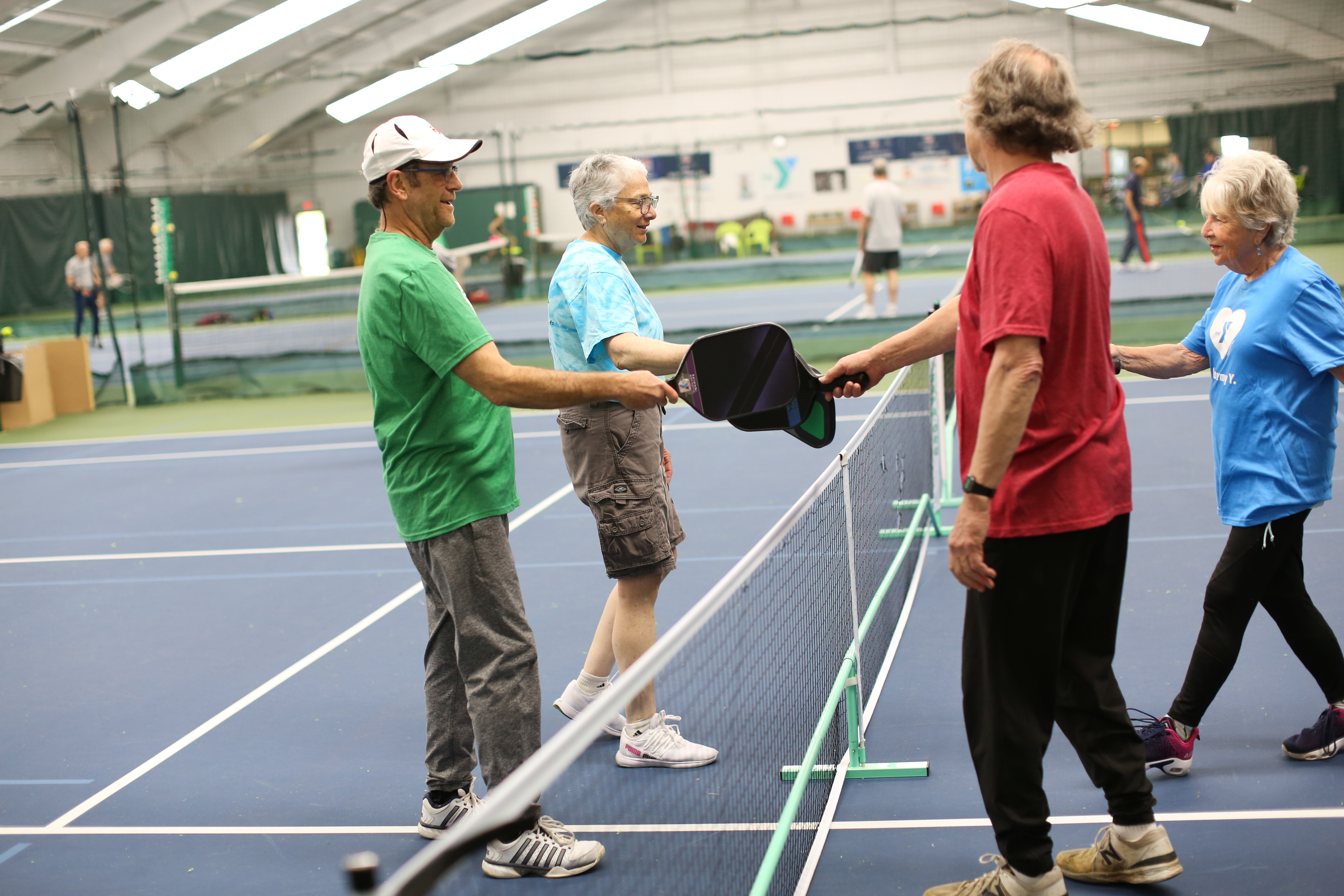 pickleball players