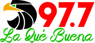 Logo for La Que Buena 97.7