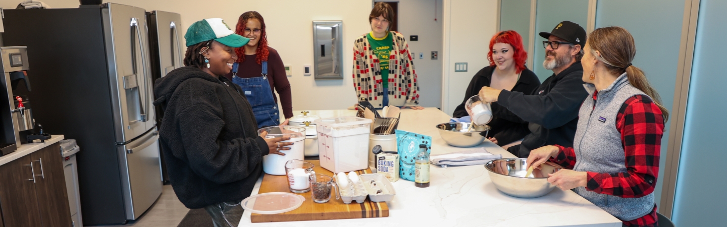 healthy community cooking class at the Eugene YMCA